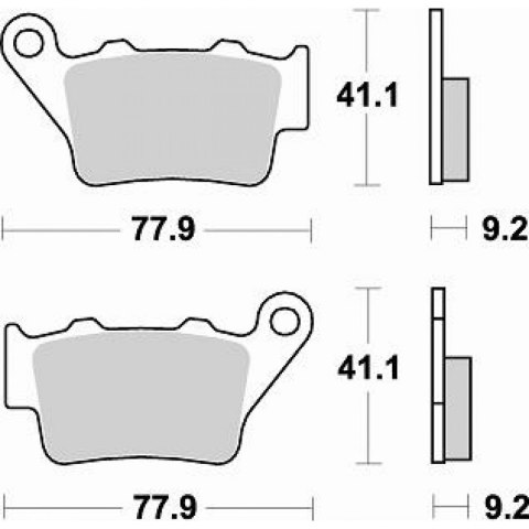 BRAKING KLOCKI HAMULCOWE SINTER OFFROAD 773CM44