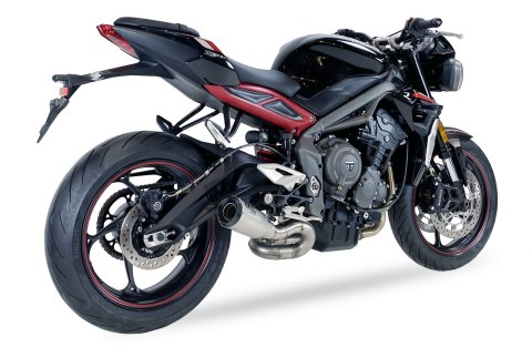 Tłumik IXIL TRIUMPH STREET TRIPLE 675 / 765 17-20, typ RB (waga 900 Gr., długość 230 mm., materiał Inox AISI304, kolor Black pai Tłumik IXIL TRIUMPH STREET TRIPLE 675 / 765 17-20, typ RB (waga 900 Gr., długość 230 mm., materiał Inox AISI304, kolor Black pai