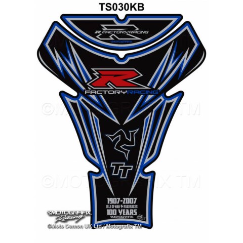 MOTOGRAFIX TANKPAD SUZUKI GSXR 1000 2007 TS030KB