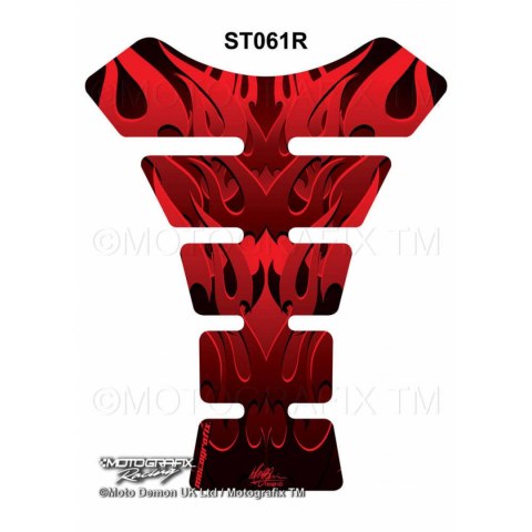 MOTOGRAFIX TANKPAD TRIBAL HELL FLAME ST061R