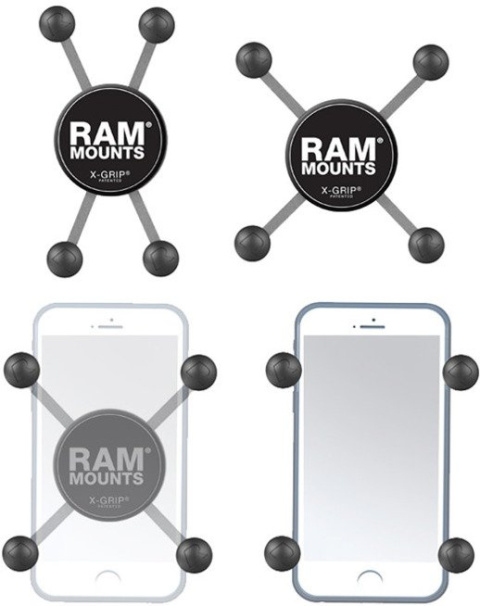 Uchwyt na telefon RAM® X-Grip® z podstawą RAM® Torque™ Small Rail Uchwyt na telefon RAM® X-Grip® z podstawą RAM® Torque™ Small Rail