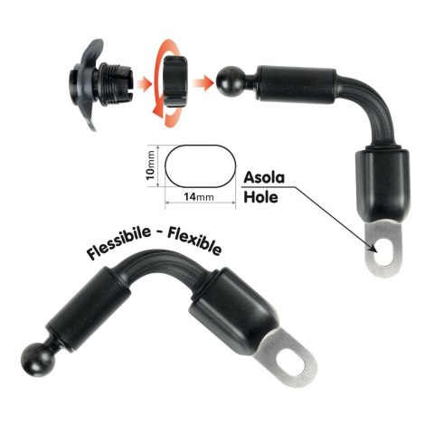 90439 Opti Arm uchwyt z elastycznym ramieniem i otworem 10x14 mm 90439 Opti Arm uchwyt z elastycznym ramieniem i otworem 10x14 mm
