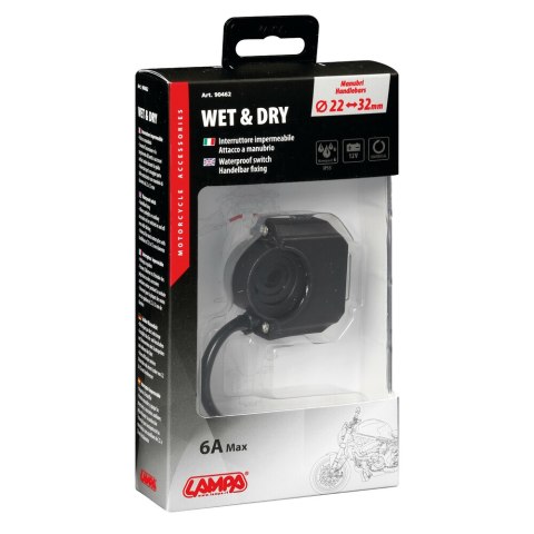 90462 Przełącznik wodoodporny - 12 V - 6 A max 90462 Przełącznik wodoodporny - 12 V - 6 A max