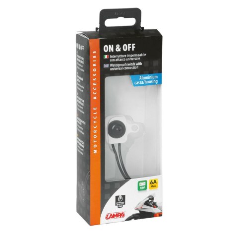 90464 On & Off przełącznik wodoodporny 12V- aluminium 90464 On & Off przełącznik wodoodporny 12V- aluminium