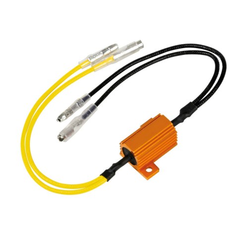 90469 Przewodowe oporniki z szybkozłączami, 2szt., 12V - 6 OHM - 25W 90469 Przewodowe oporniki z szybkozłączami, 2szt., 12V - 6 OHM - 25W