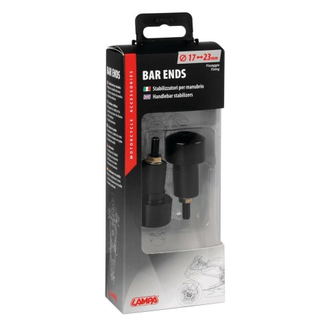 90636 Uniwersalne ciężarki kierownicy 17/23 mm - czarne 90636 Uniwersalne ciężarki kierownicy 17/23 mm - czarne