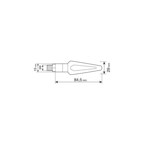 90507 Nicon Halo, kierunkowskazy 10W - czarny 90507 Nicon Halo, kierunkowskazy 10W - czarny