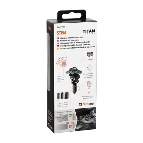91597 Titan Opti Stem, mocowanie do widelca motocyklowego 91597 Titan Opti Stem, mocowanie do widelca motocyklowego