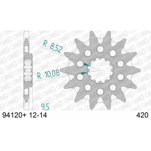 AFAM ZĘBATKA PRZÓD 94120+13 SC #420 13 Z