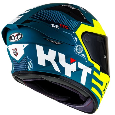 Kask KYT TT-COURSE FUSELAGE MATT YELLOW Kask KYT TT-COURSE FUSELAGE MATT YELLOW