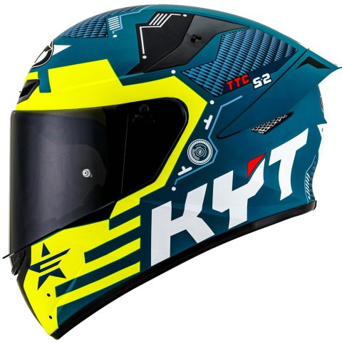 Kask KYT TT-COURSE FUSELAGE MATT YELLOW Kask KYT TT-COURSE FUSELAGE MATT YELLOW