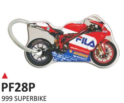 Dwustronny brelok na klucze Ducati 999