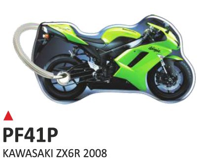 Dwustronny brelok na klucze Kawasaki ZX6R 08