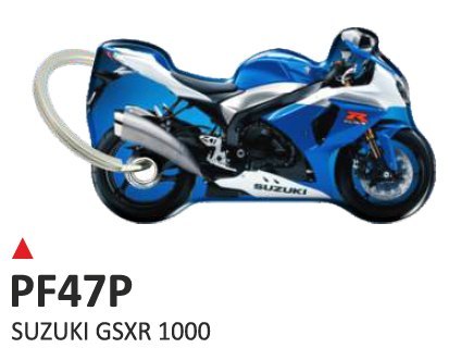 Dwustronny brelok na klucze Suzuki GSXR 1000