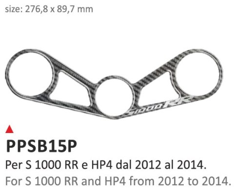 Naklejka na półkę BMW S1000RR 12/14