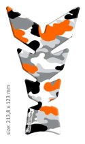 Tankpad Moon "Soft touch" camouflage Orange fluo